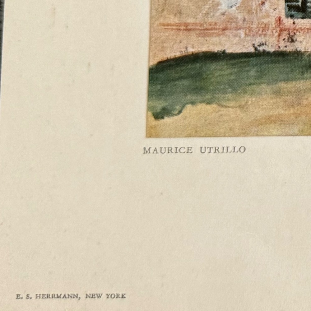 3/$25 Vintage Maurice Utrillo Print Le Moulin de la Galette 1913 Numbered - Picture 5 of 11